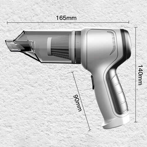 Bezprzewodowy ręczny odkurzacz samochodowy